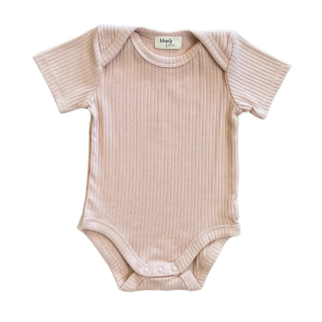 Georgia Peach Ribbed Bodysuit