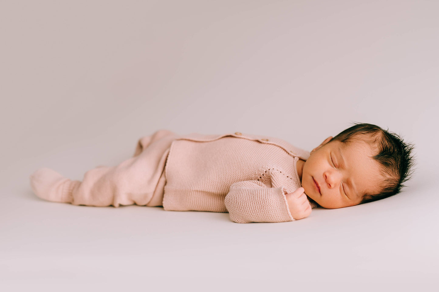 Organic Knit Newborn Set - Pink