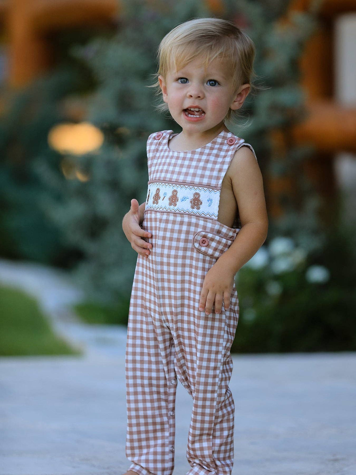 Christmas Gingerbread Romper