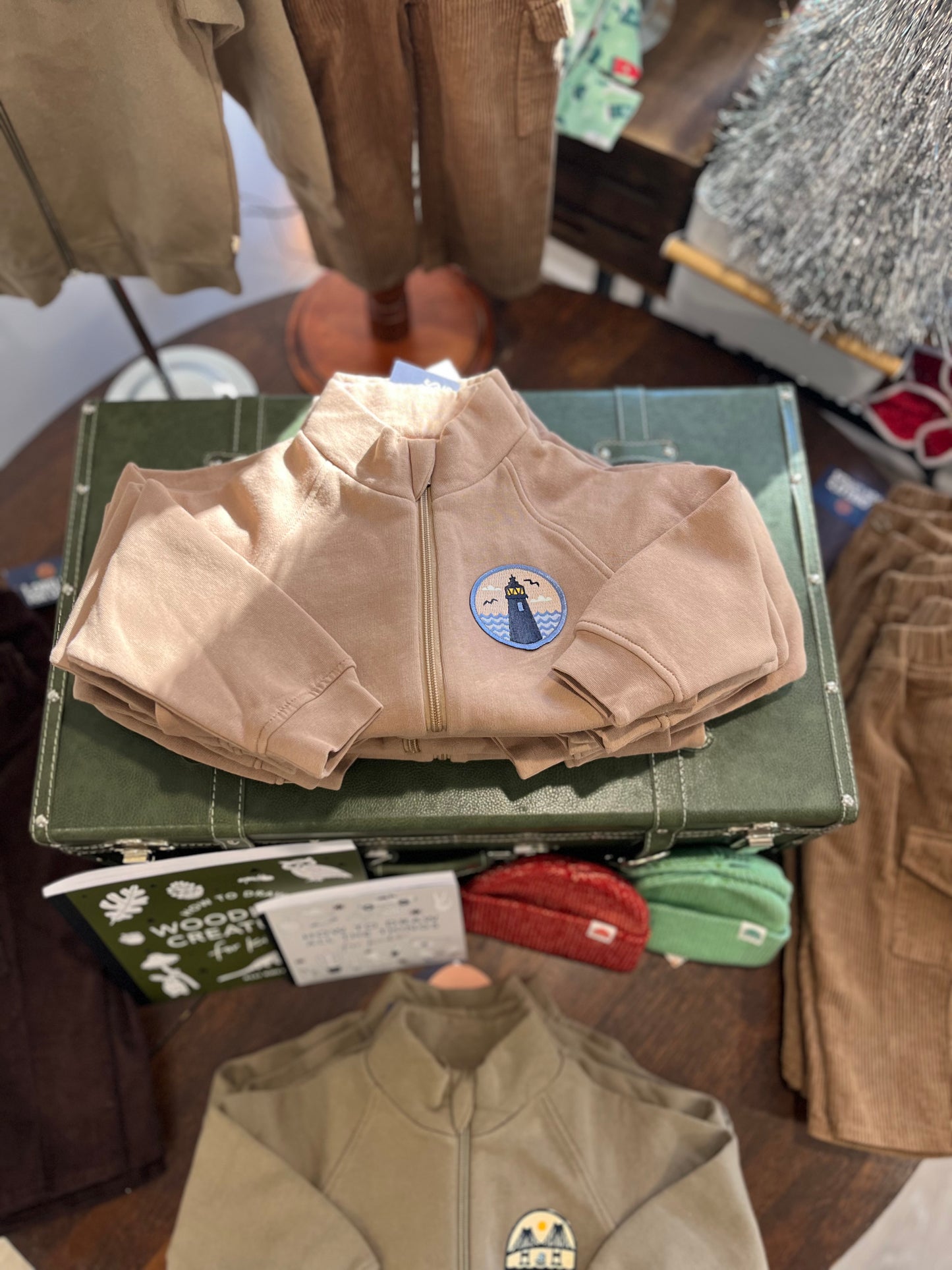 Sunwray Patch Organic Sweatshirt - Taupe