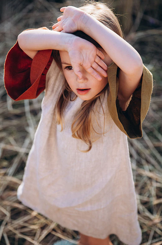 Summer on the Block Linen Dress