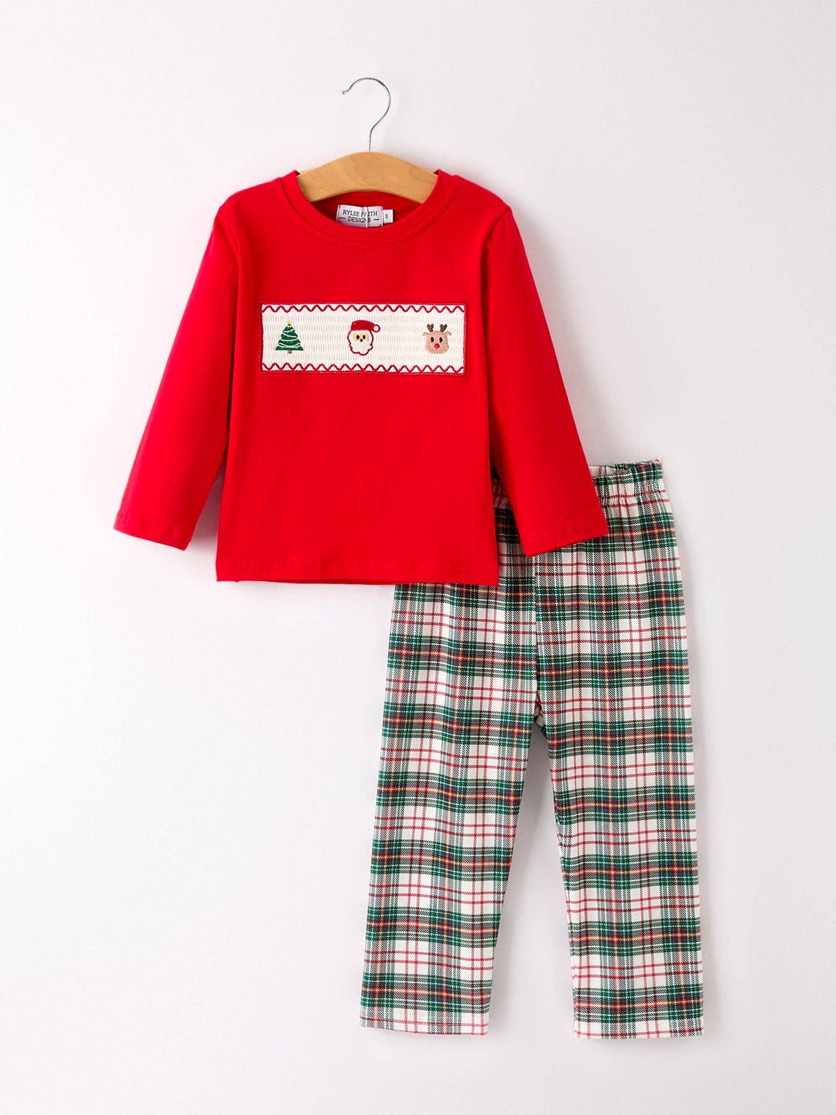 Holly Jolly long sleeve set for kids, view 6