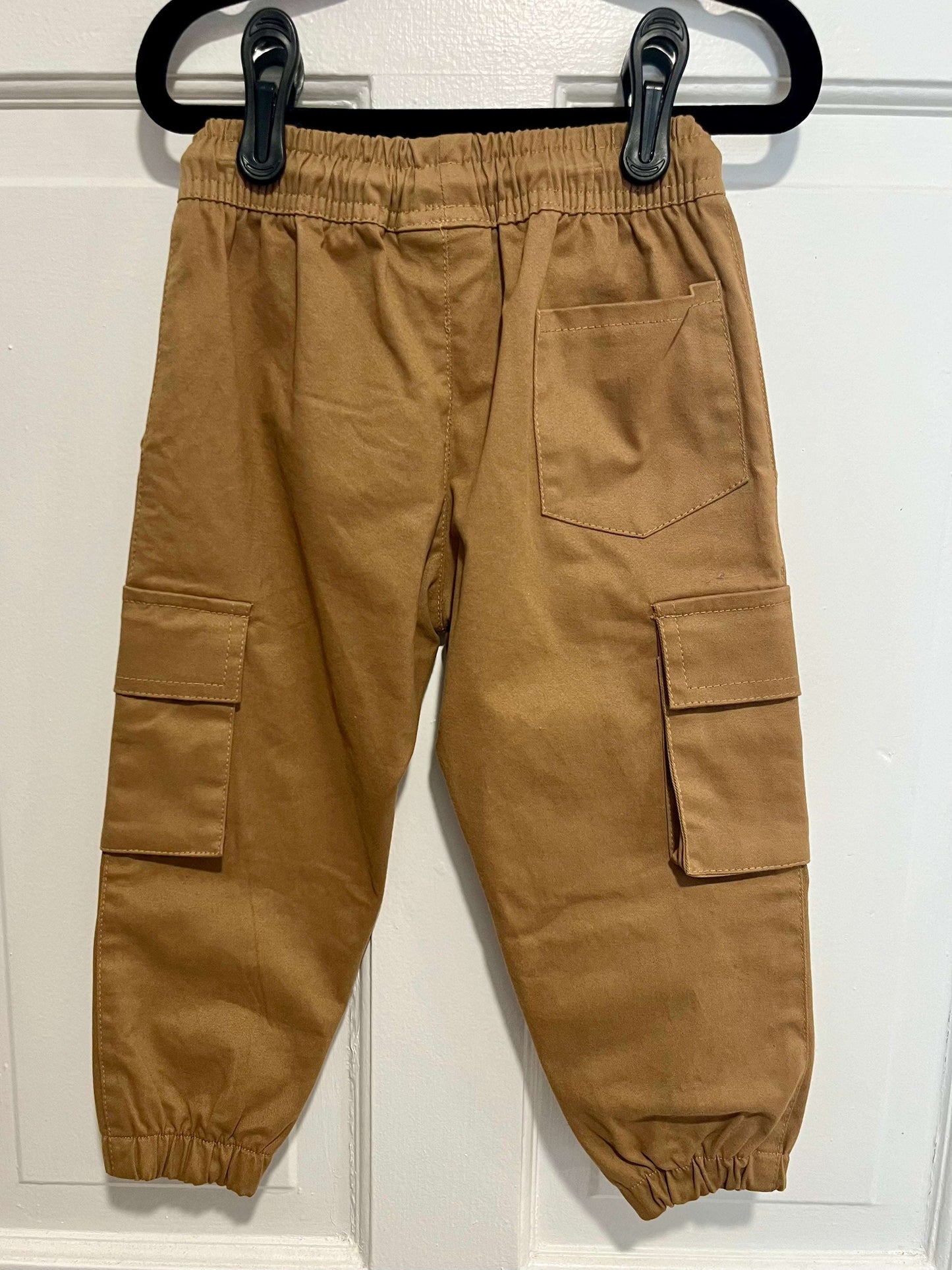 Sick Cargos Bro kids cargo pants worn full length view