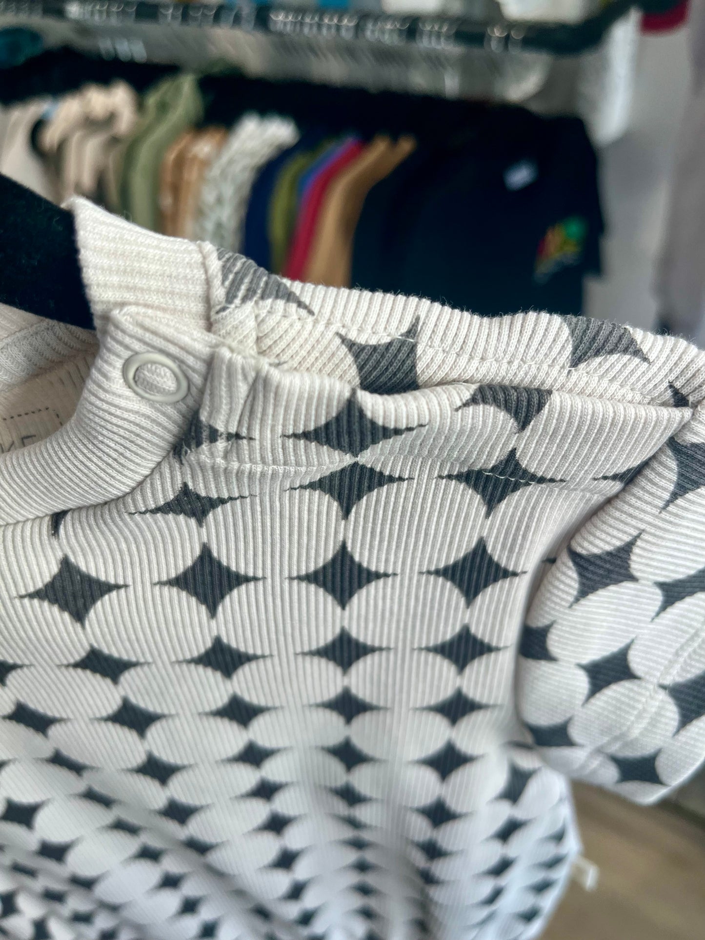 Mod Dots Organic Bubble Romper