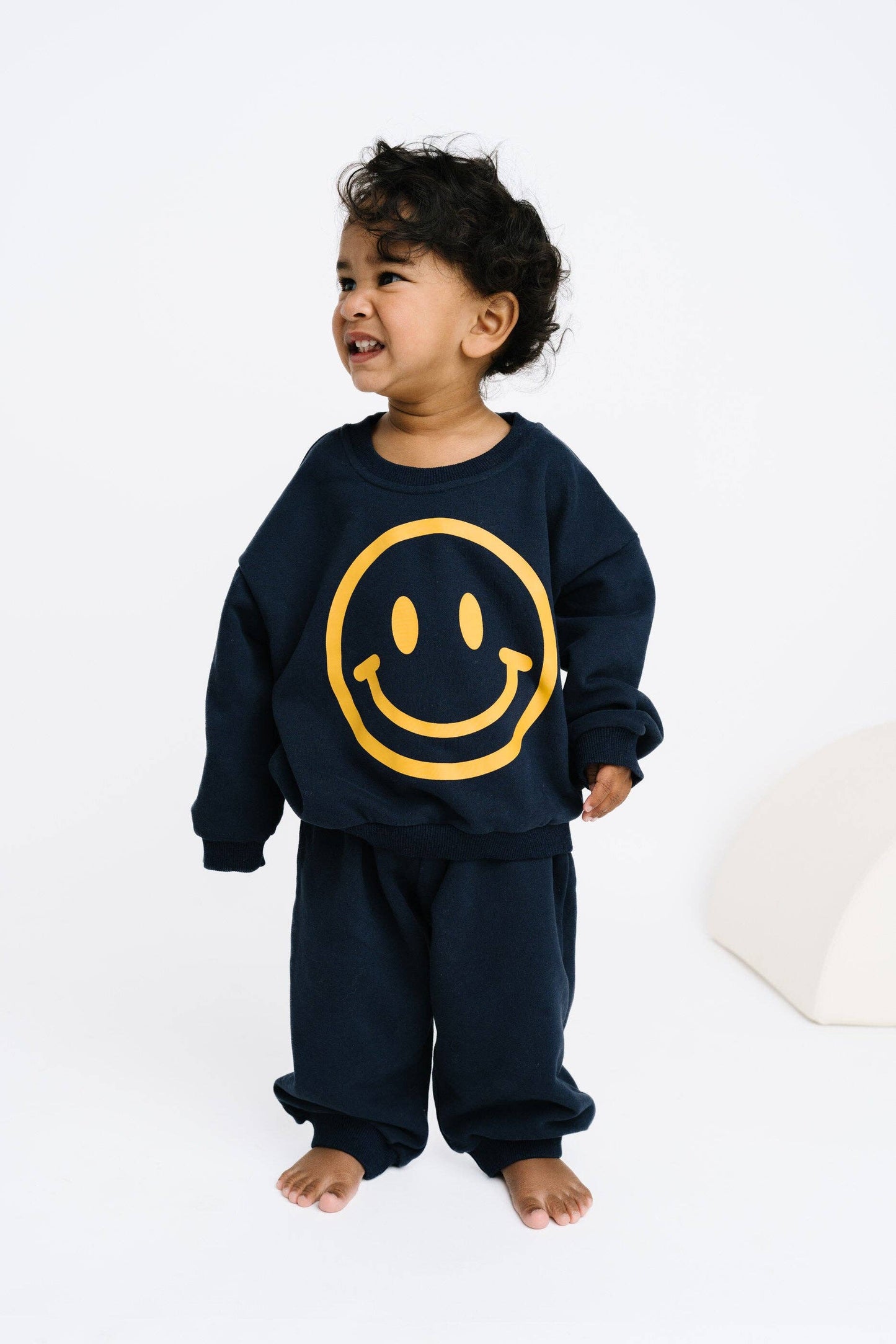 Navy Happy Sweatsuit