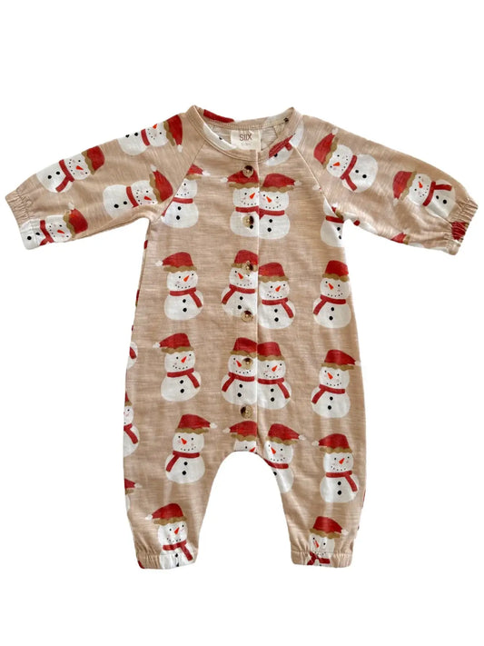Brownie the Snowman Organic Jumpsuit