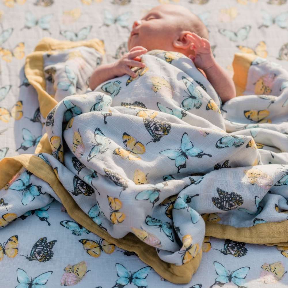 Toucan Organic Cotton Crib Sheet