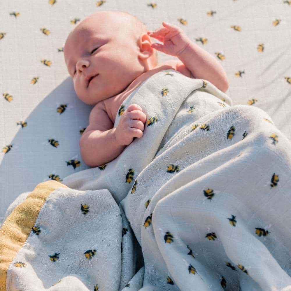 Toucan Organic Cotton Crib Sheet