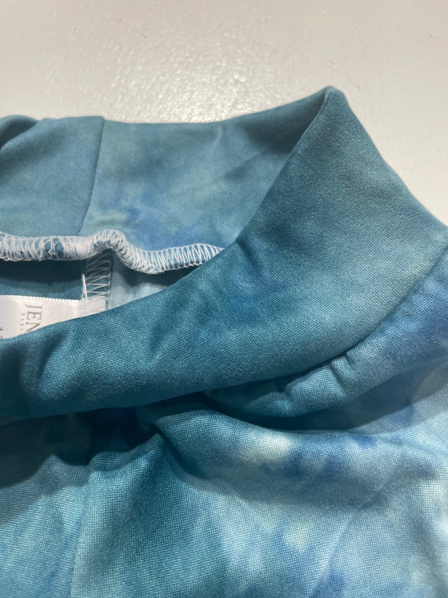 Handmade Teal Tie-Dye Joggers