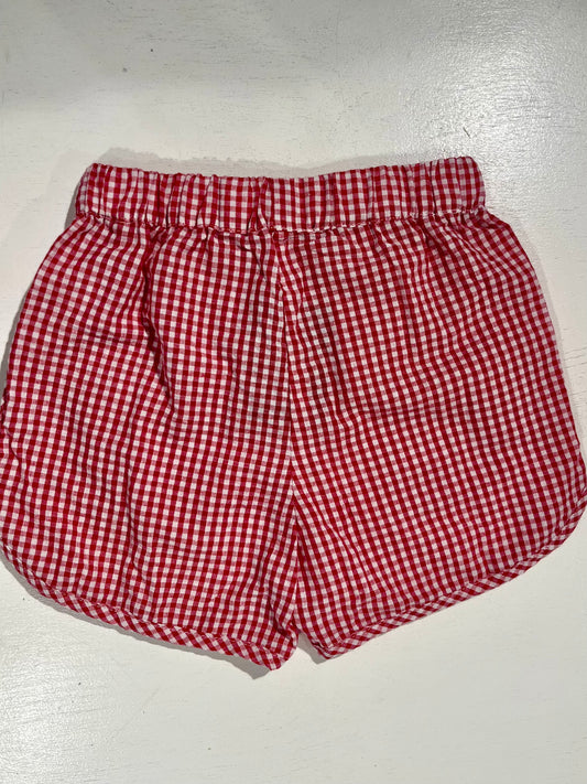 Red Plaid Shorts