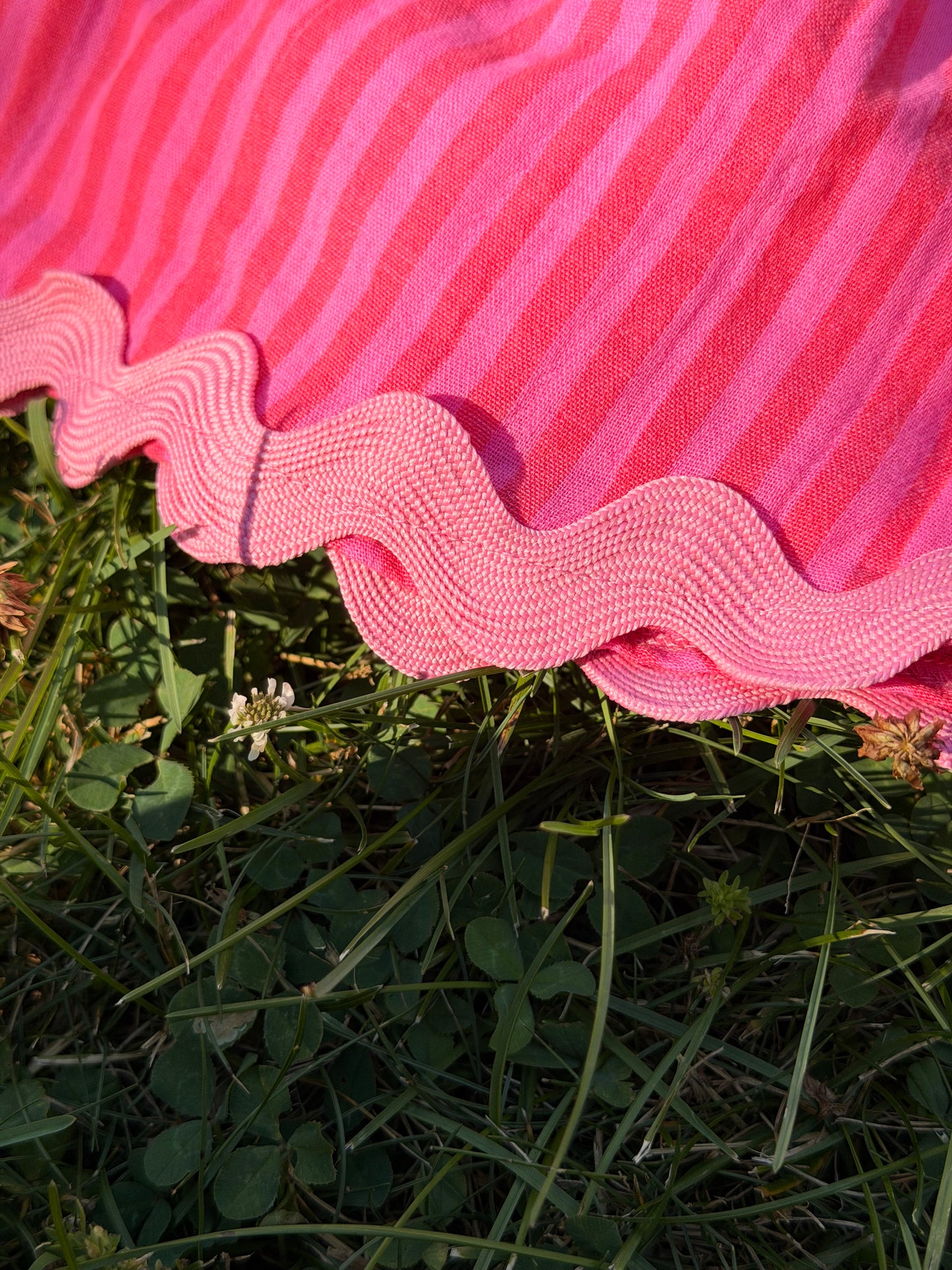 Malia Dress - Bubblegum Stripes