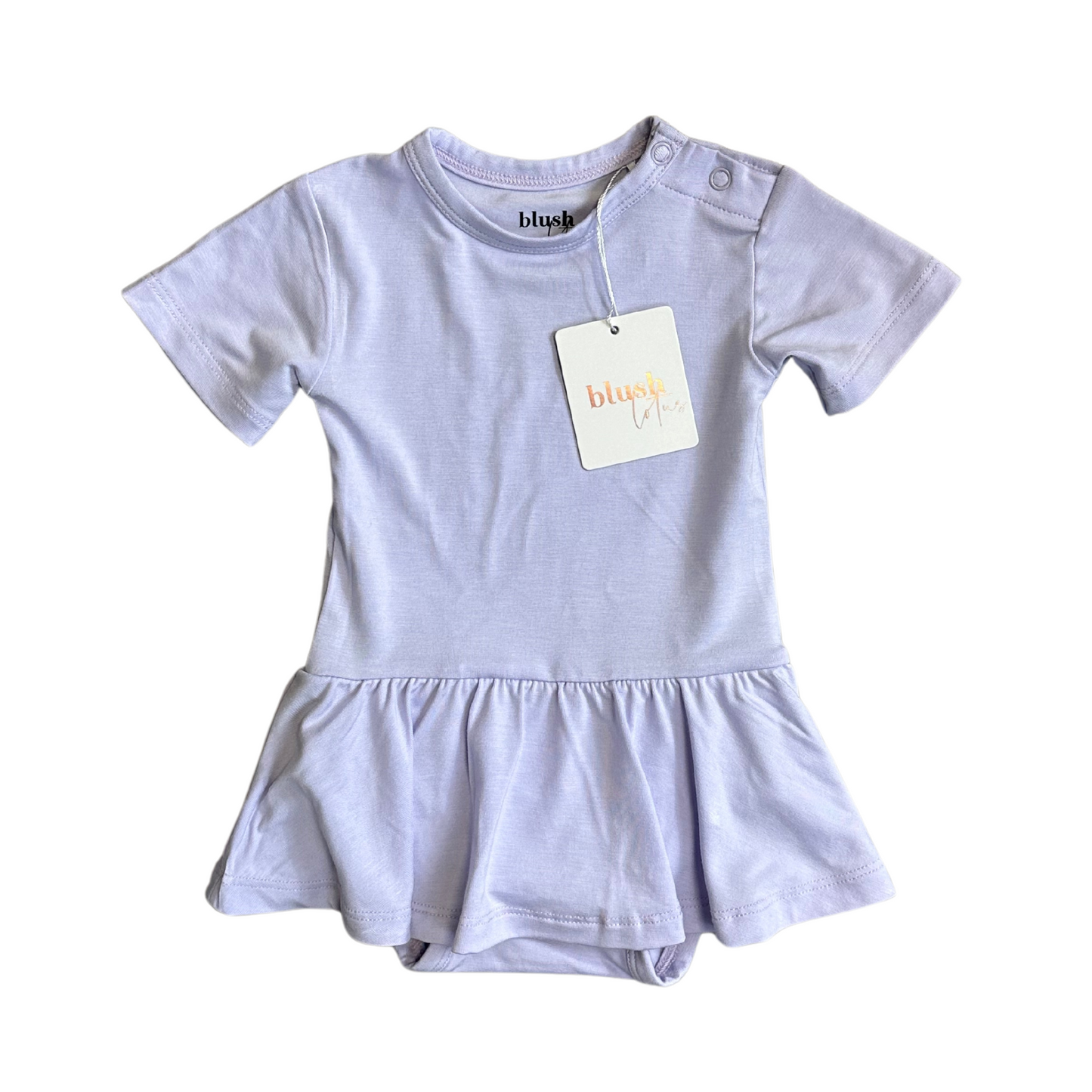 Lavender Bodysuit Dress