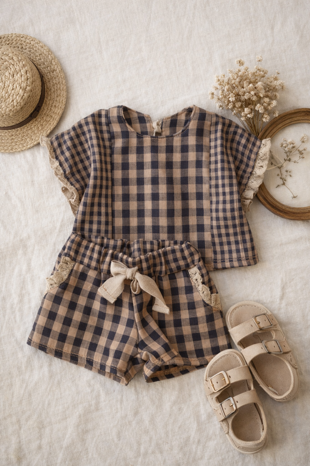 Checkmate Muslin Set