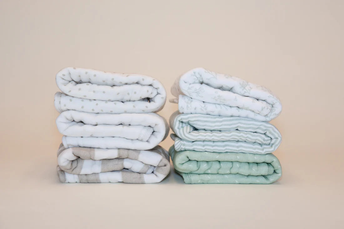 Set of 3 Organic Muslin Baby Cloths