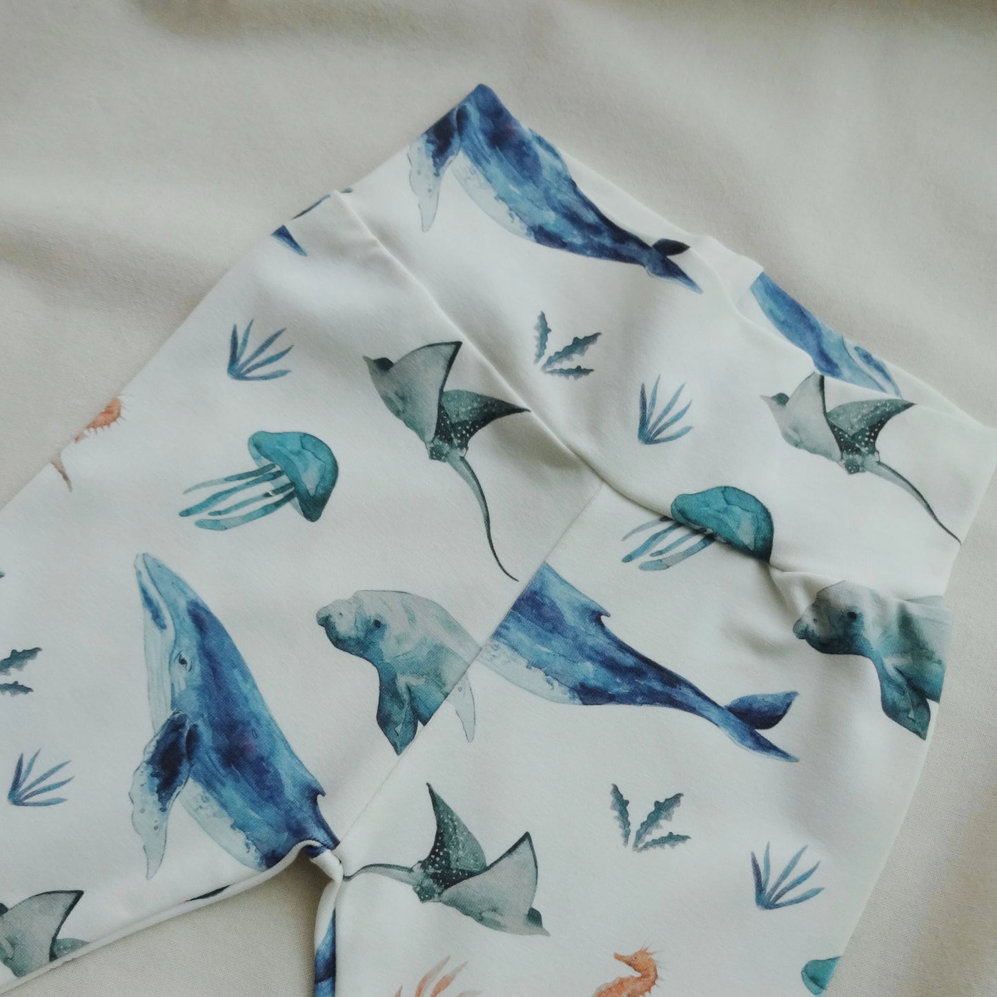 Ocean Footed Leggings