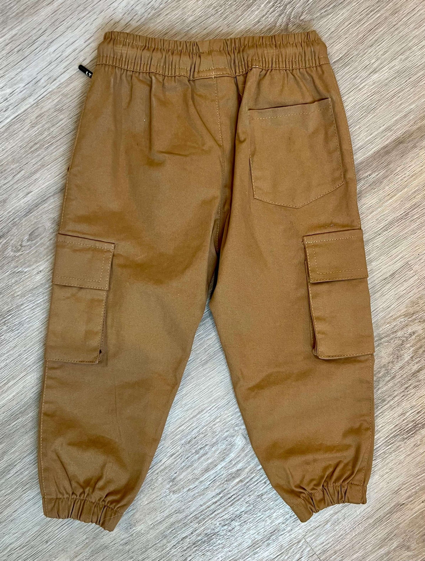 Kids sick cargos pants worn lifestyle view