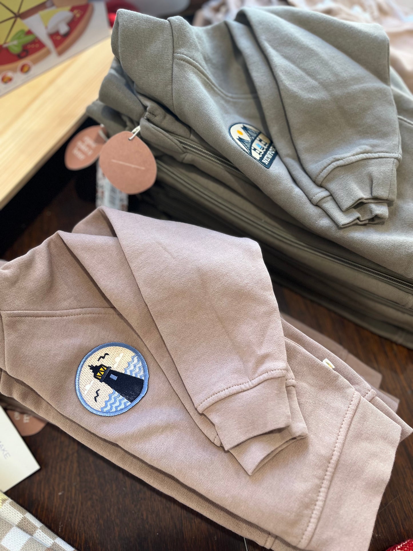 Sunwray Patch Organic Sweatshirt - Taupe