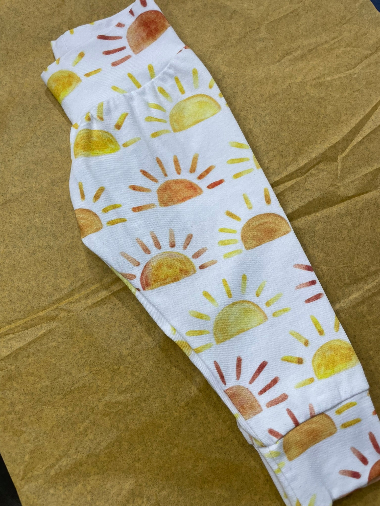 Baby sunshine leggings side view detail