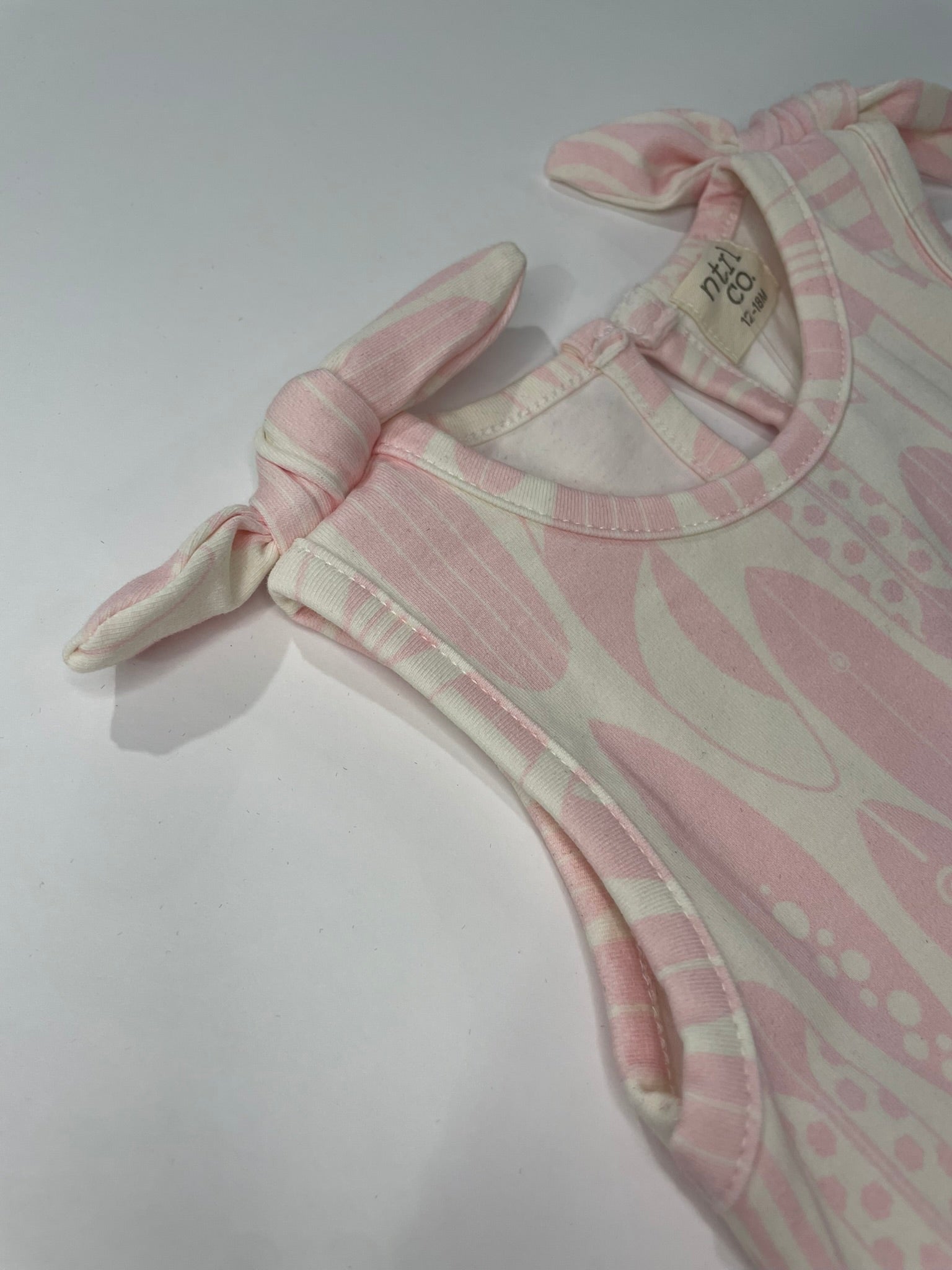 Surf's Up patterned dress close up print detail