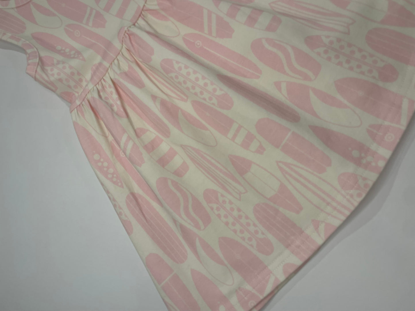 Surf's Up patterned dress for girls worn lifestyle view