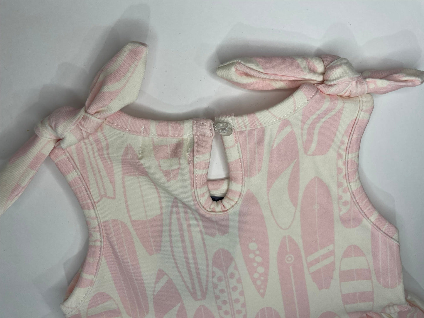 Girls Surf's Up dress side view detail