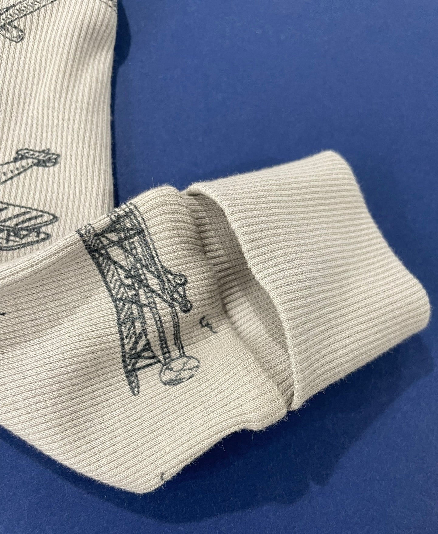 Ready for Take Off romper side view detail
