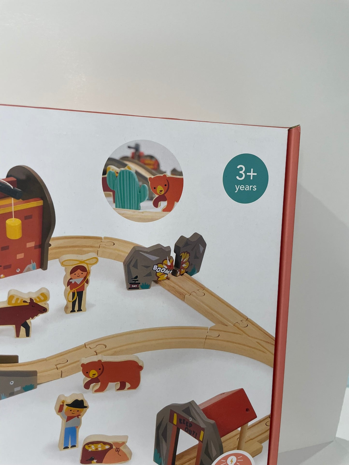 Wooden Gold Mine Train Set
