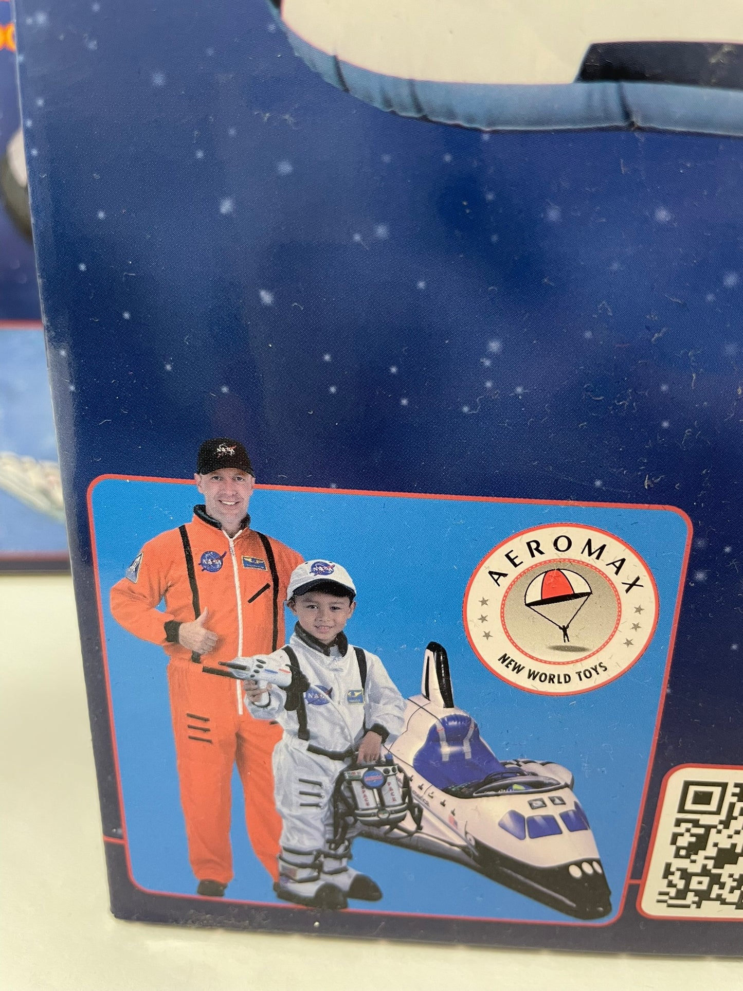Kids playing with inflatable space shuttle toy lifestyle view