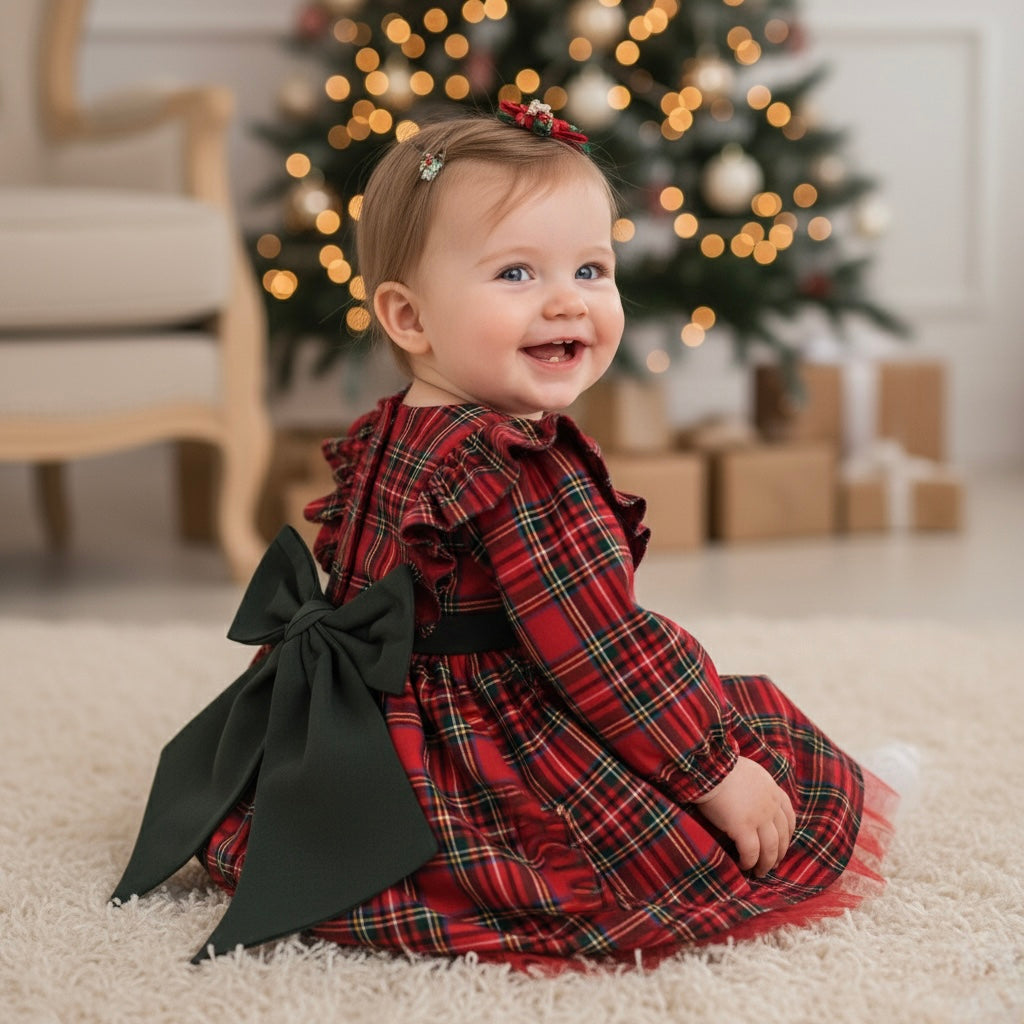 Red Plaid Christmas Dress