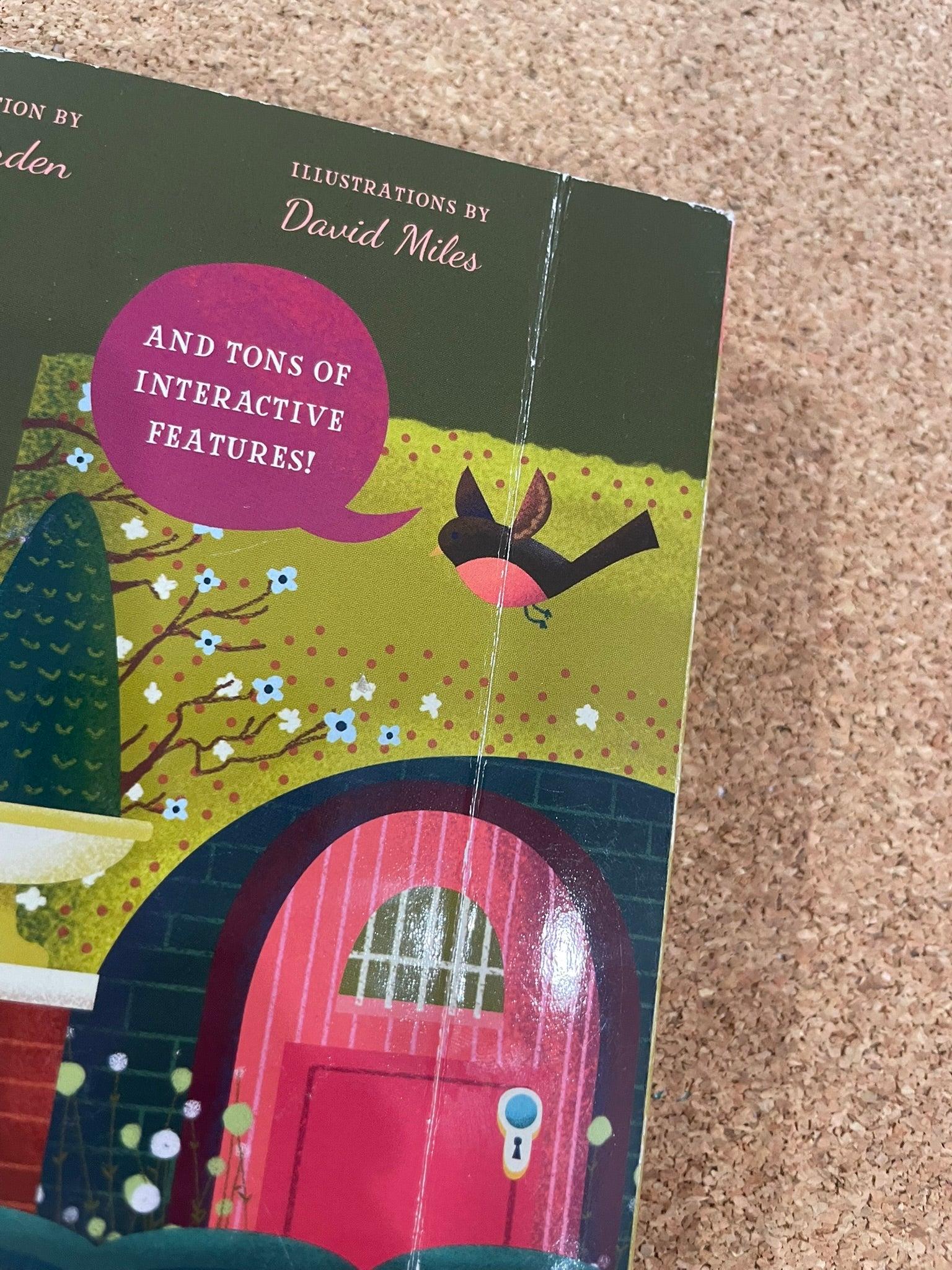 Lit for Little Hands The Secret Garden kids board book close up view