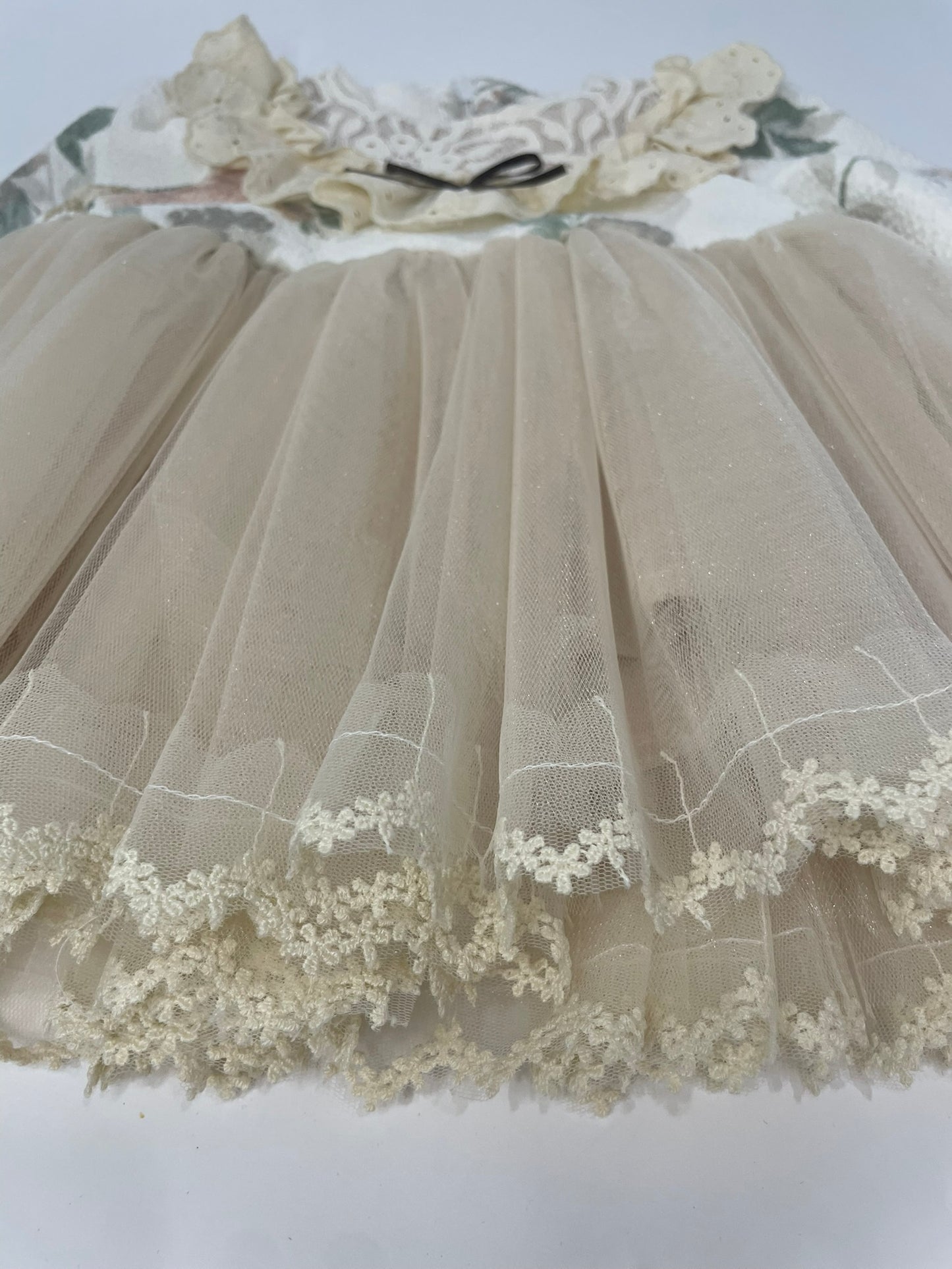 Gianna Baby Lace Floral Tulle Dress