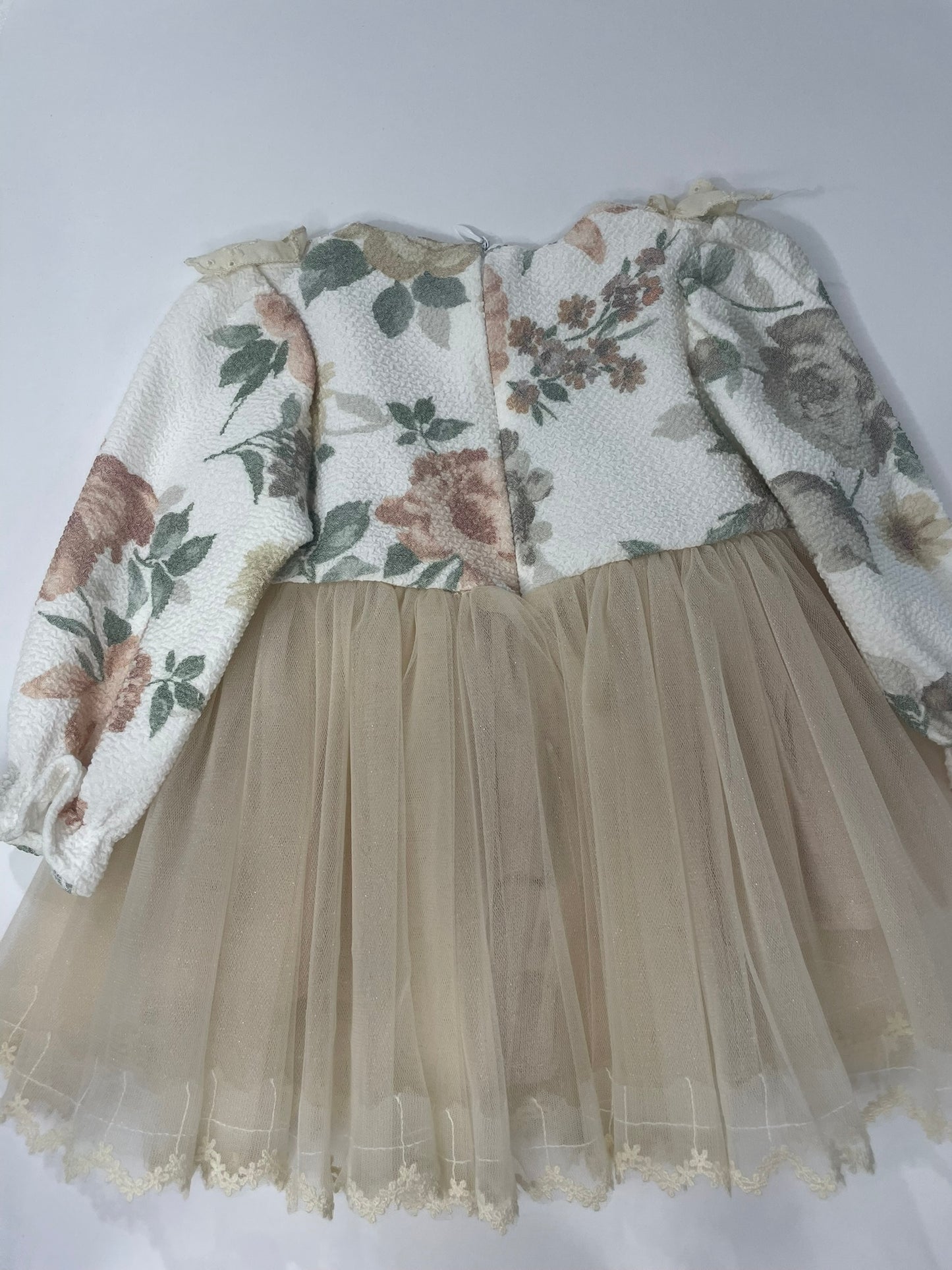 Gianna Baby Lace Floral Tulle Dress