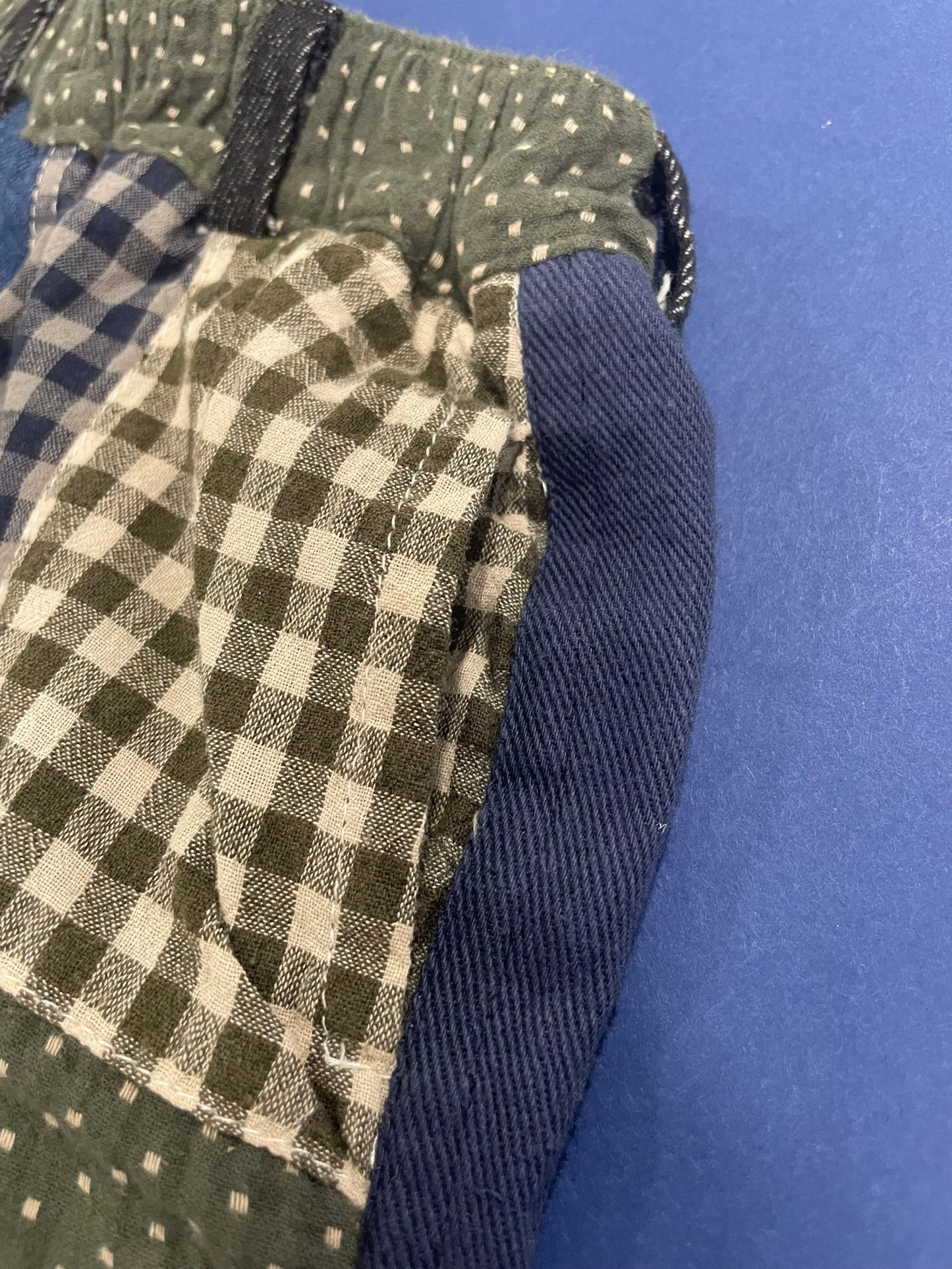 2 Piece Patchwork Pant Outfit