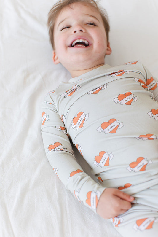 Tattoo Hearts PJ Set