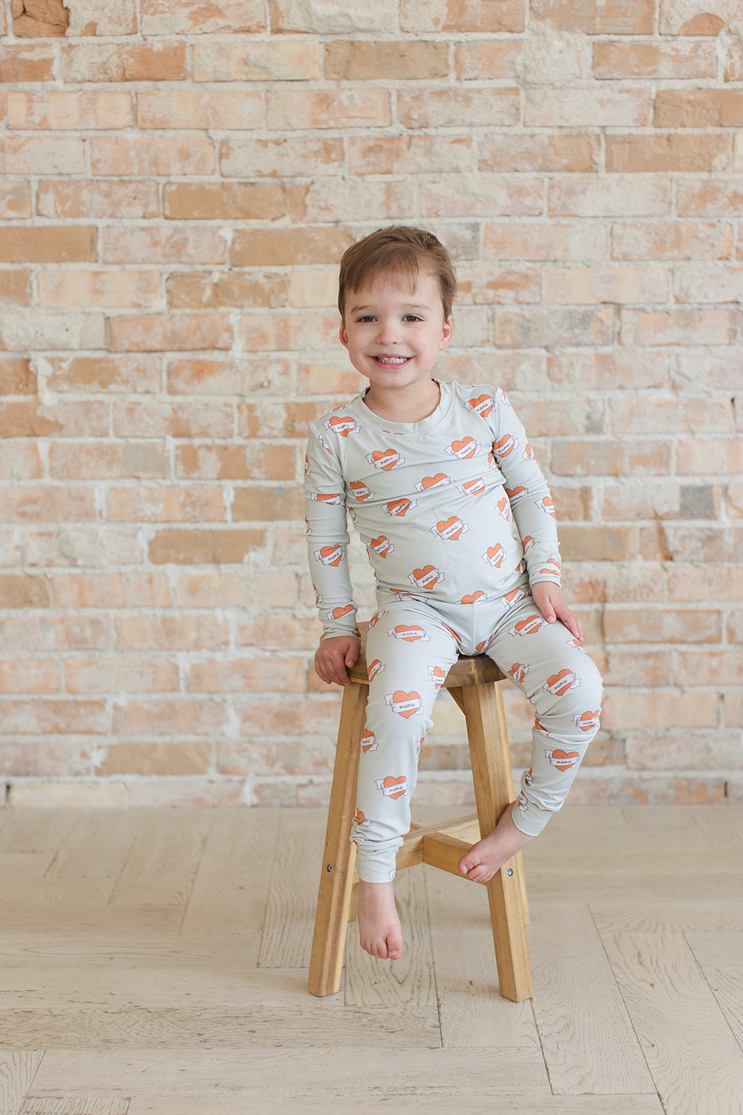 Tattoo Hearts PJ Set