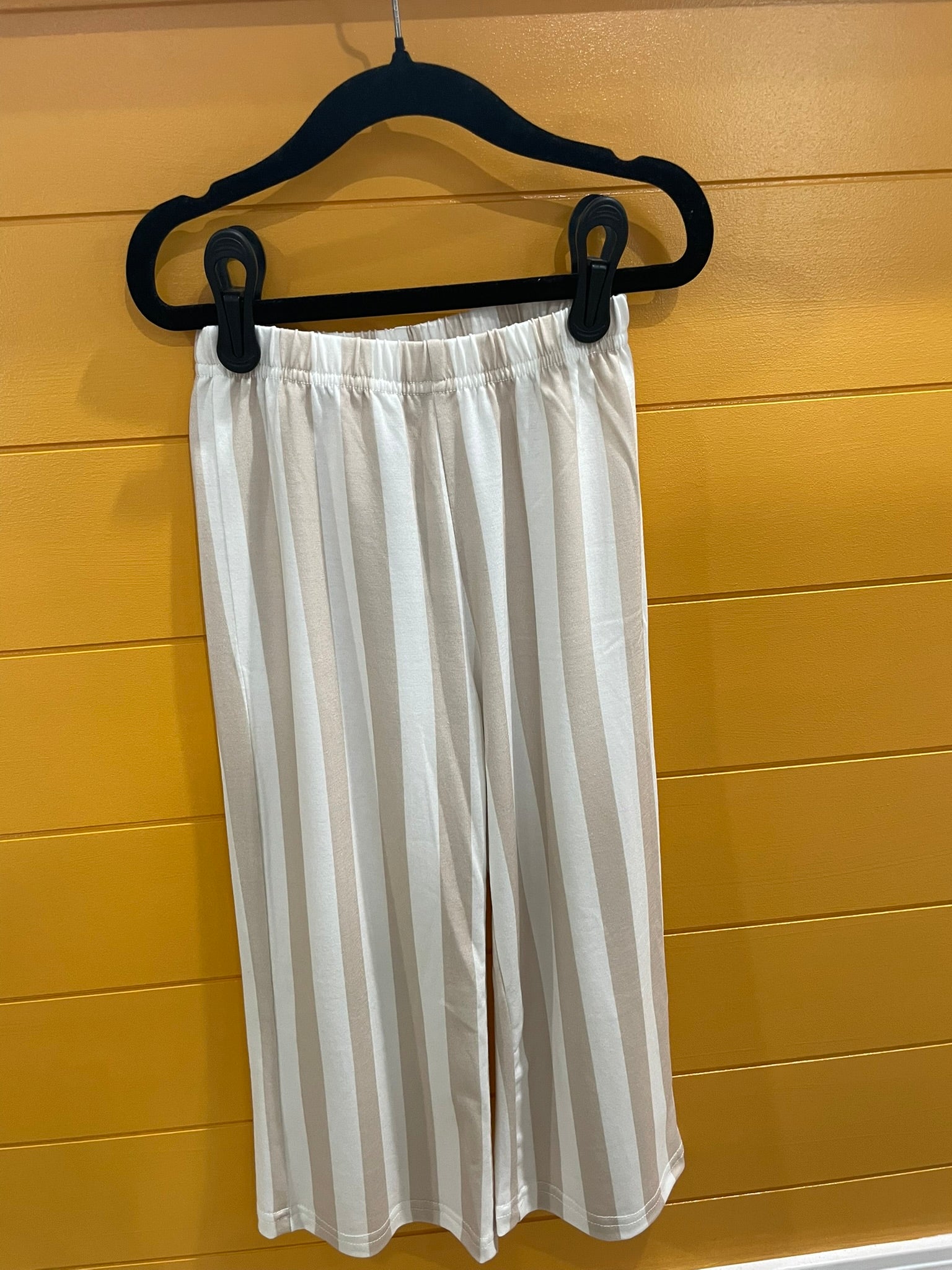 Beach Lines lounge pants in tan for boys worn lifestyle view
