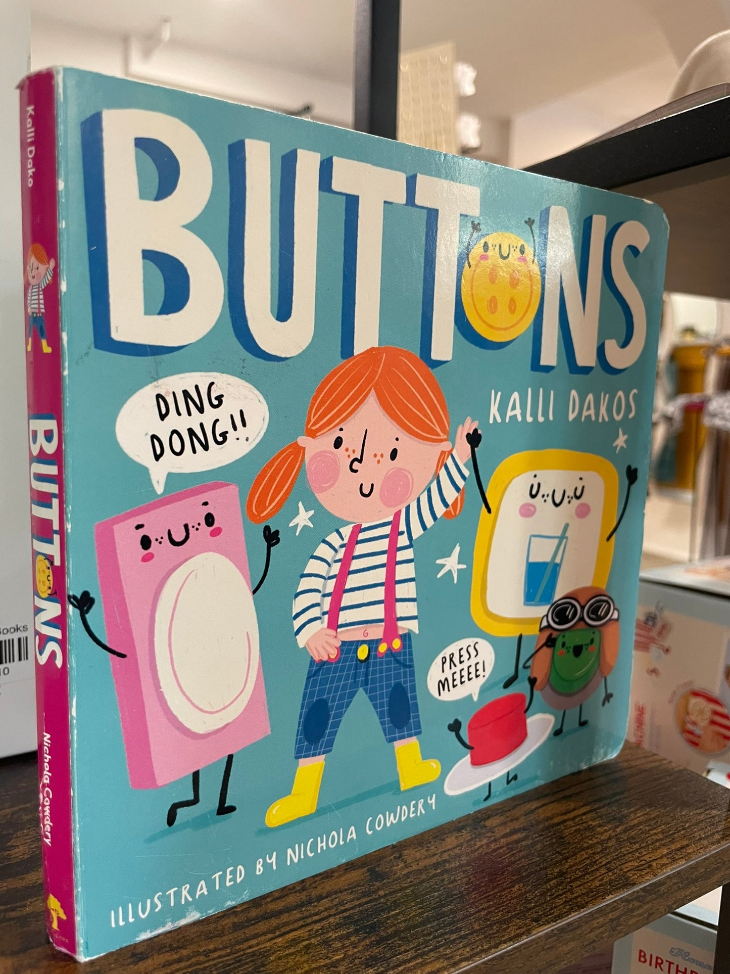 Buttons kids interactive board book lifestyle view