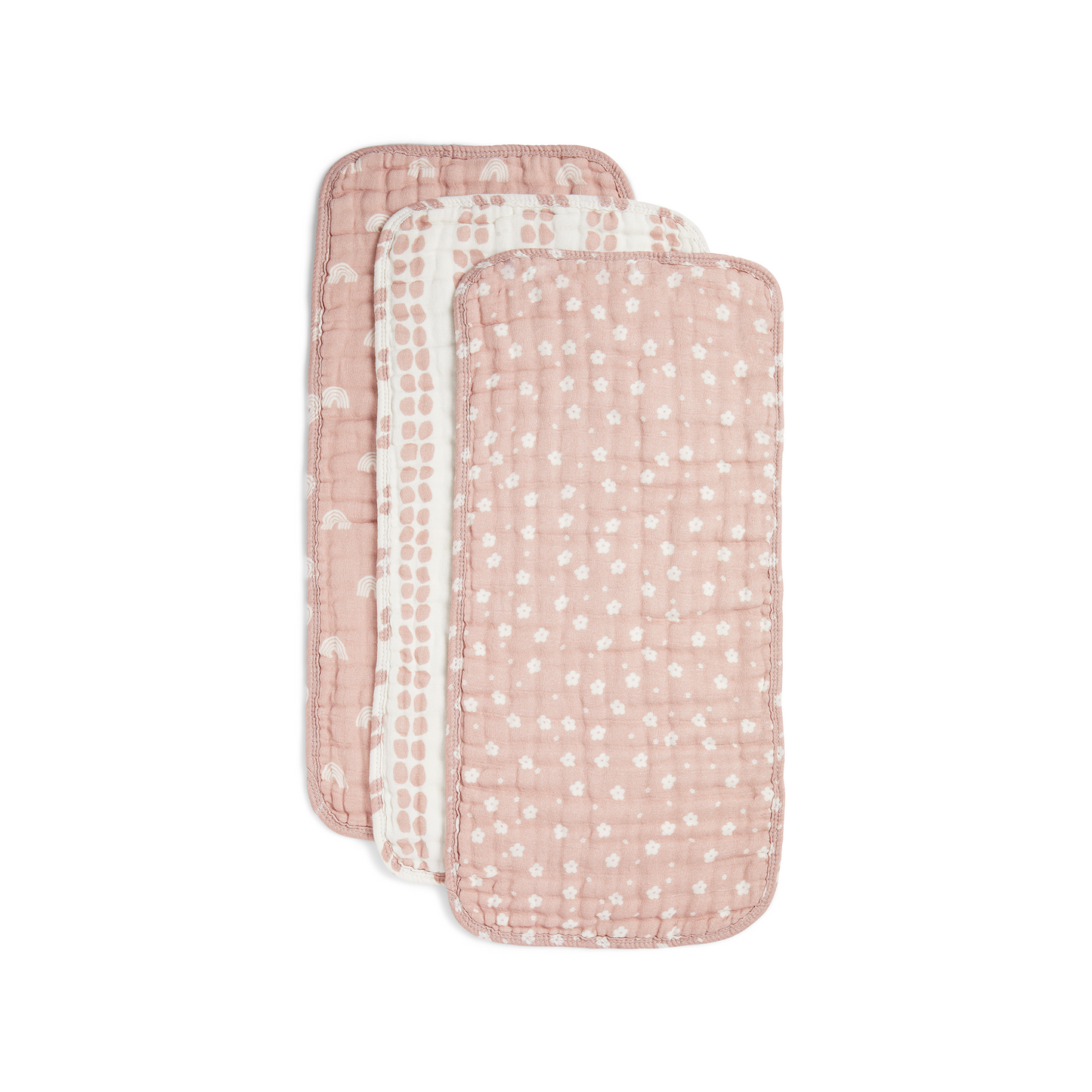 Set of 3 Organic Muslin Baby Cloths