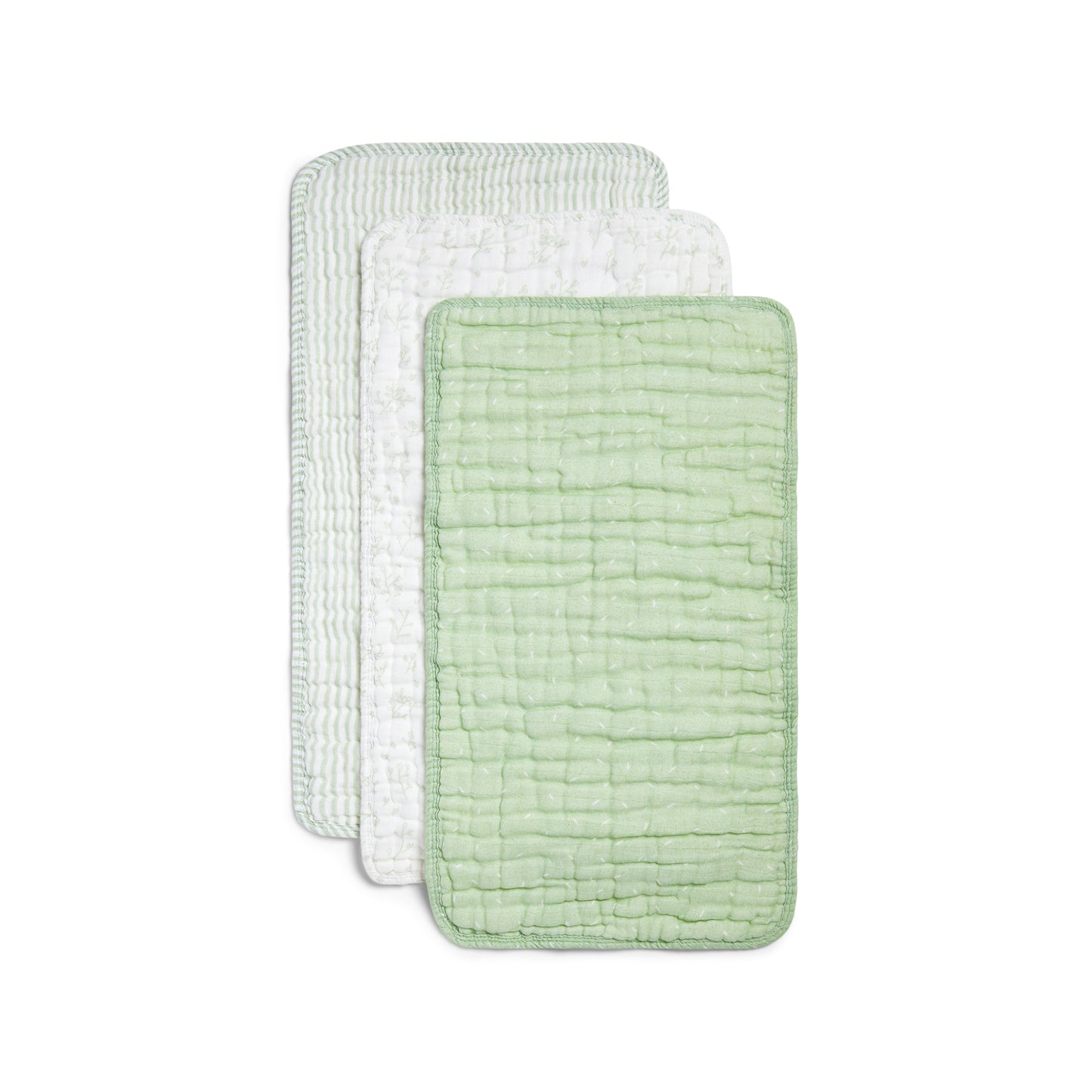Set of 3 Organic Muslin Baby Cloths