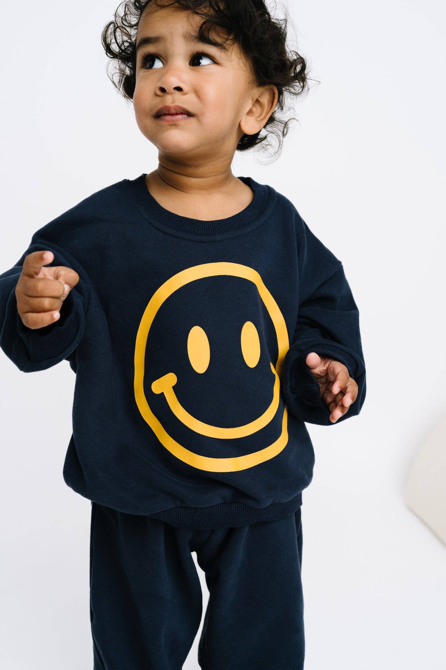 Navy Happy Sweatsuit