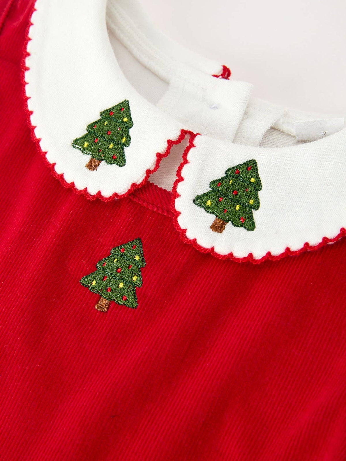 Christmas Corduroy Romper Set