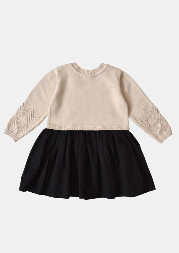The Alyssa dress for girls soft boutique midi length front view