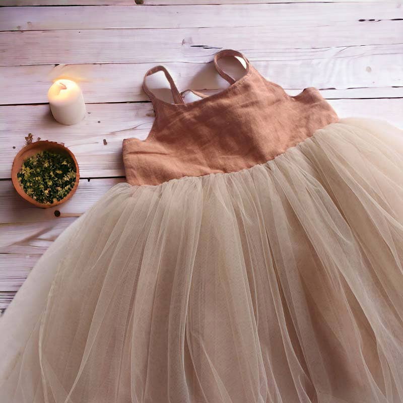 Organic Linen Tutu Dress