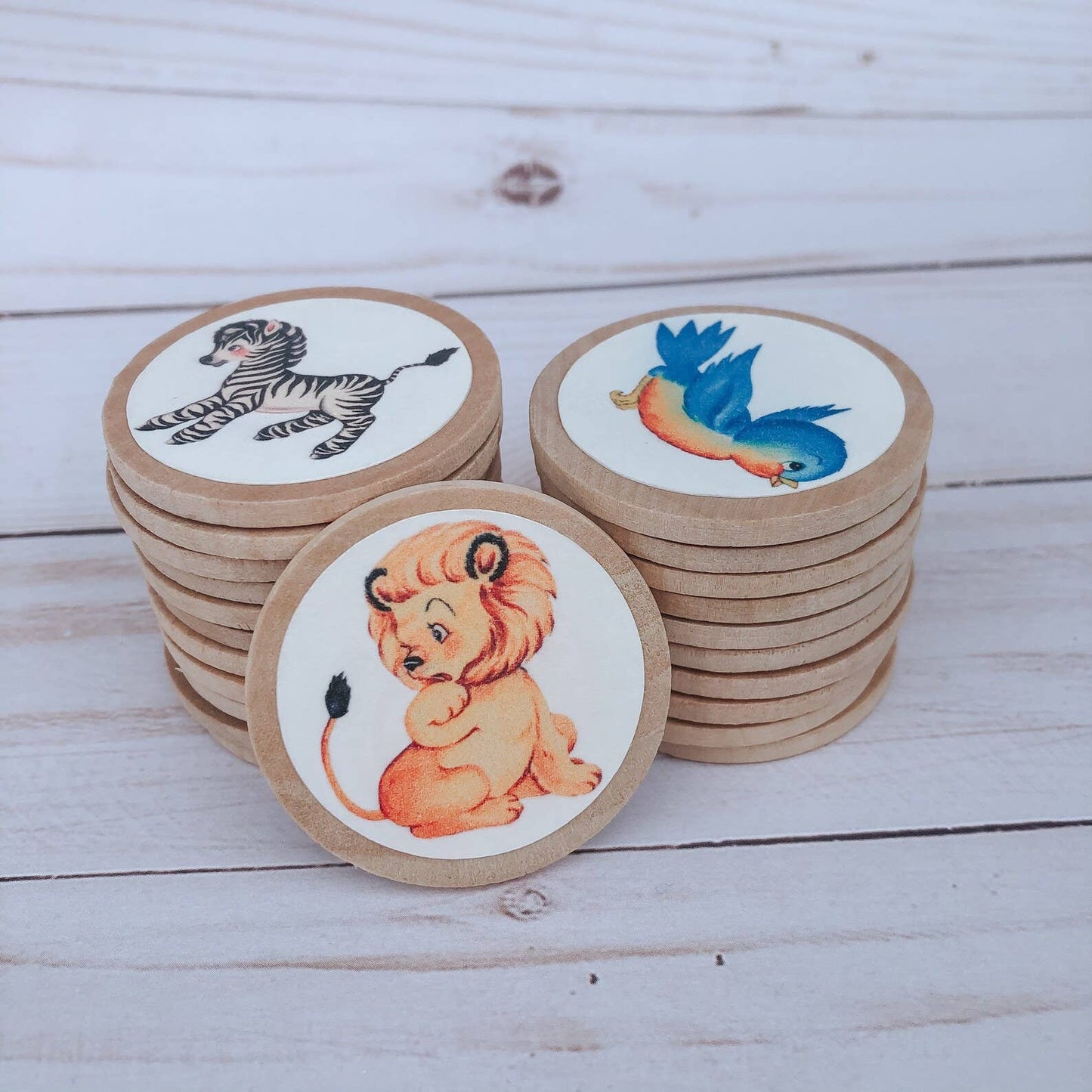 Retro Vintage Animal Memory Game