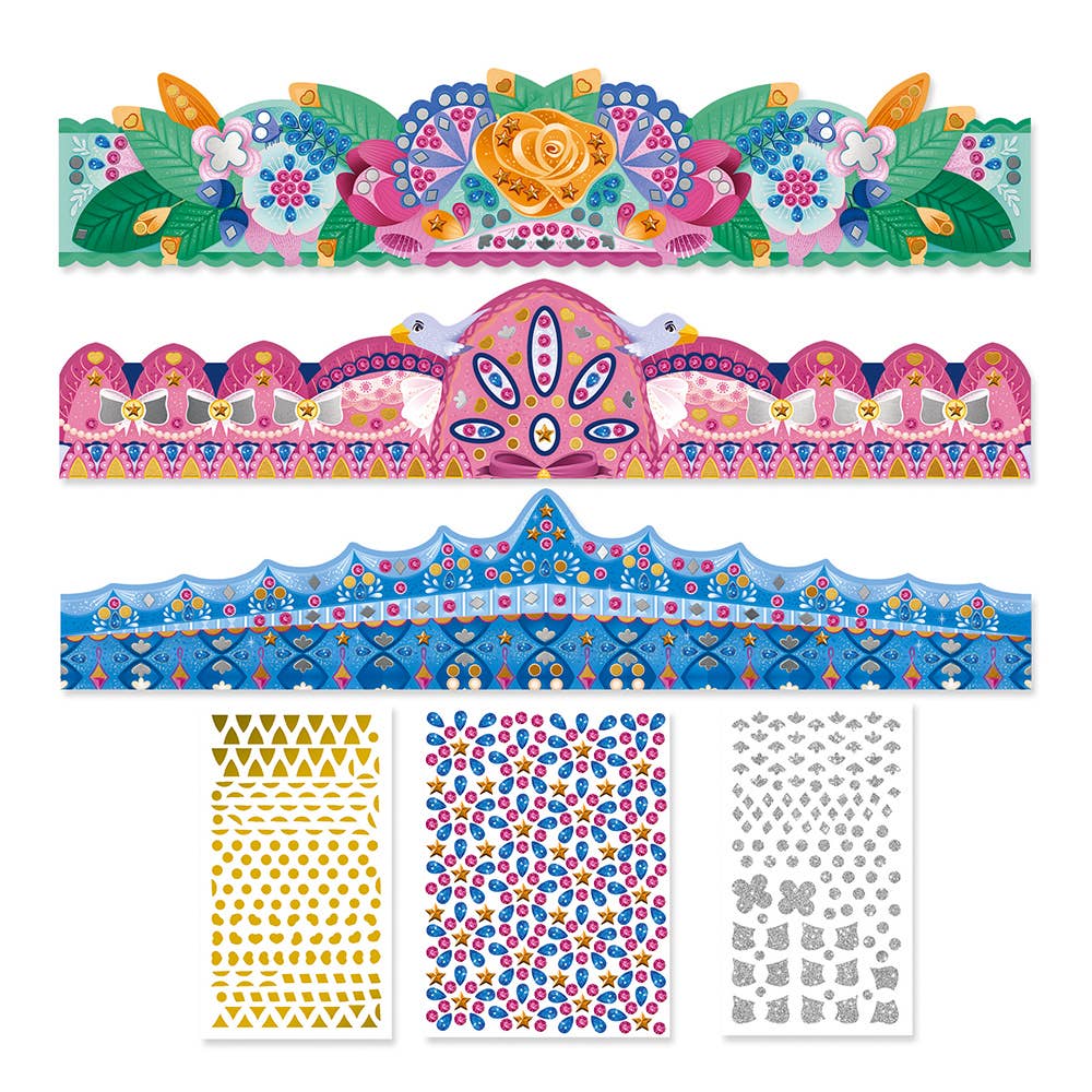 Jewels and sticker DIY crown kit, view 11