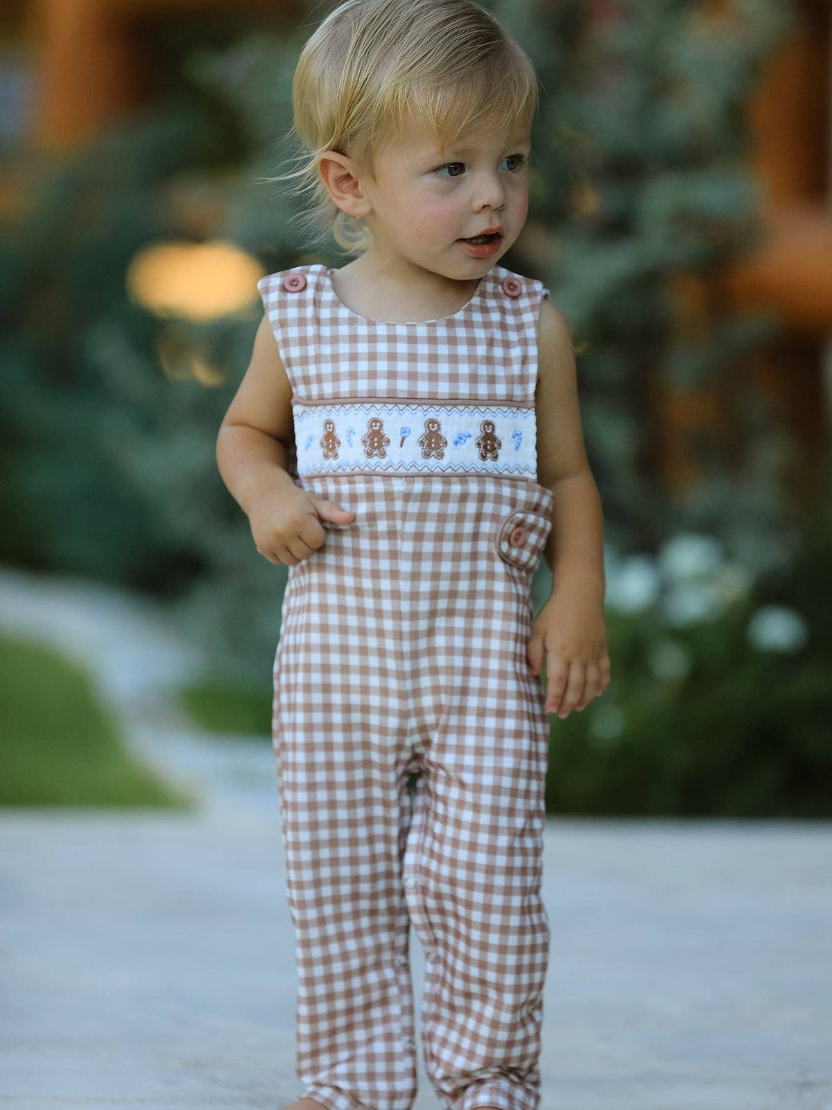 Christmas Gingerbread Romper