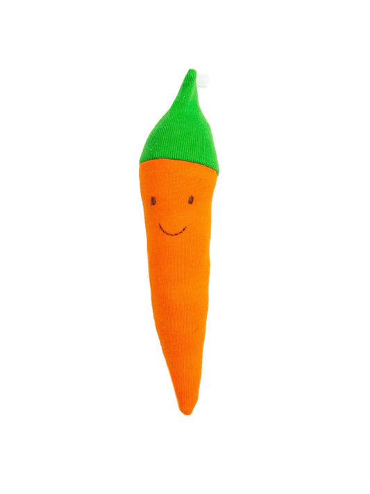 Organic cotton carrot plush toy