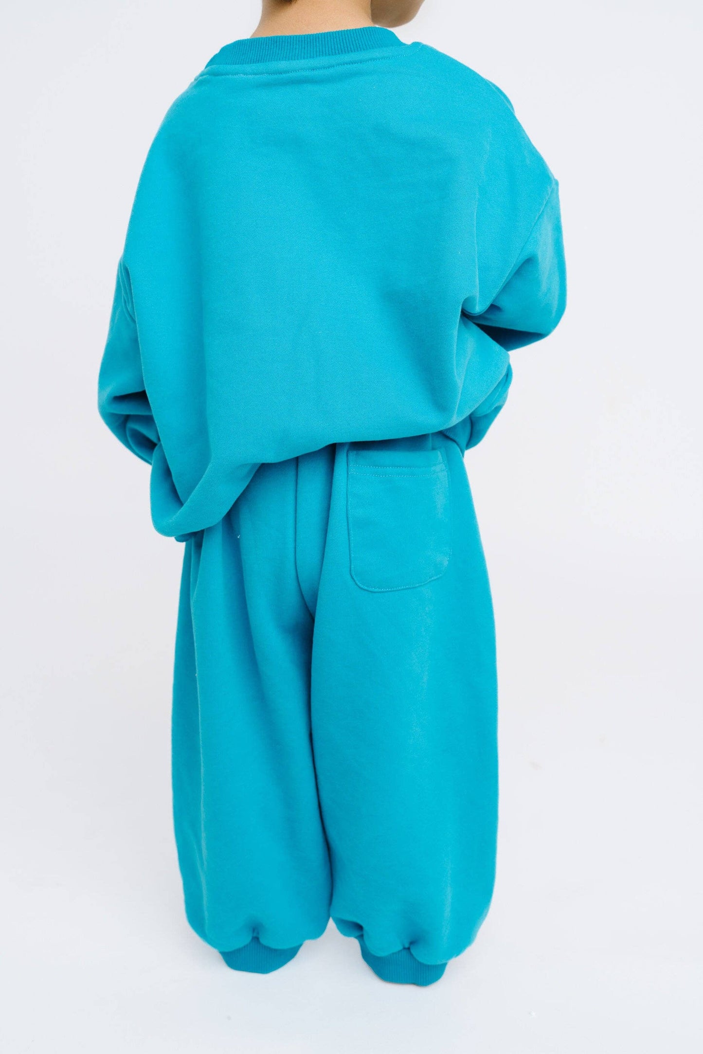 Electric Blue Happy Sweatsuit