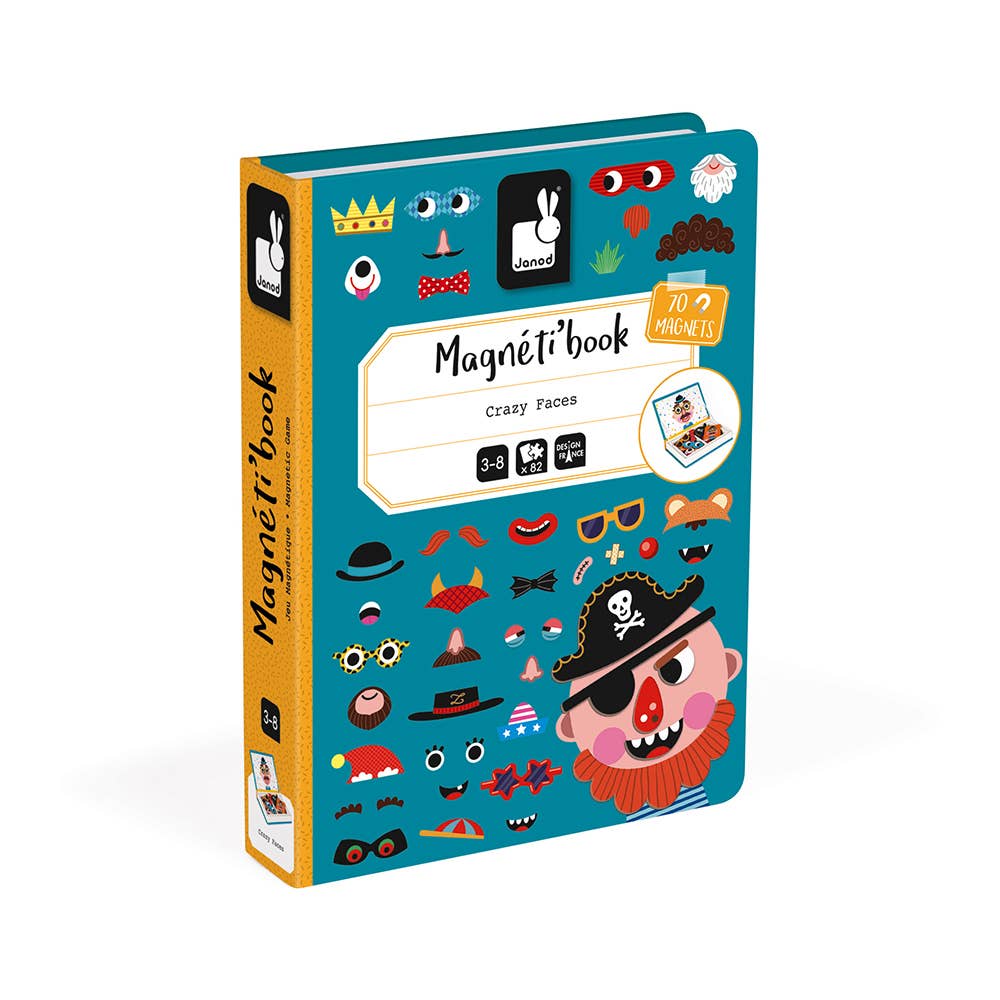 Magneti'book magnetic play book, Crazy Faces, view 6