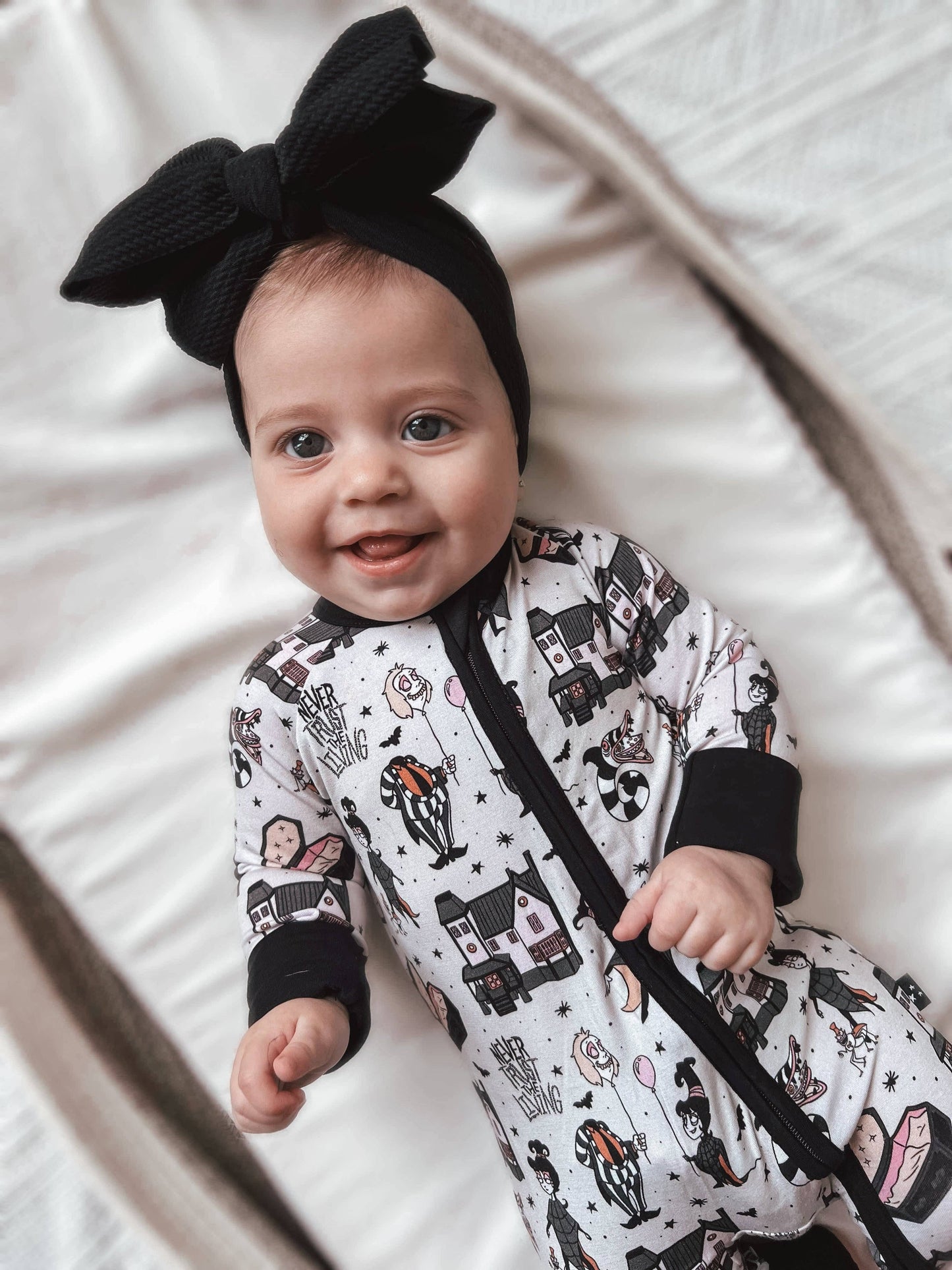 Never Trust the Living Beetlejuice Zip PJ